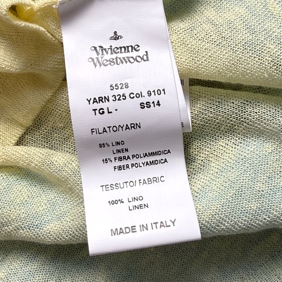 Vivienne Westwood 1/1 Sample INSANE SET Matching Linen Set S/S 2014 - Picture 6 of 16